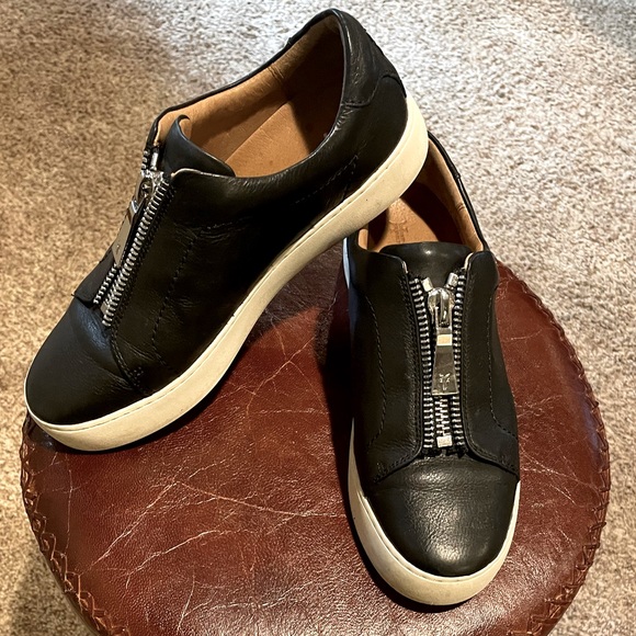 Frye Shoes Lena Zip Low Leather Sneaker Poshmark